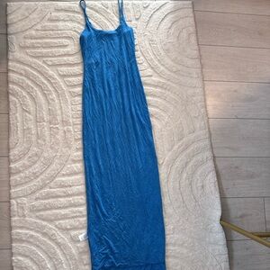 Fashion Nova Vibrant Blue Maxi Dress